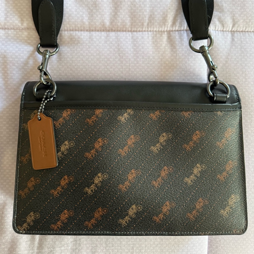 Coach Black and Brown Crossbody Bag - Picture 4 of 16